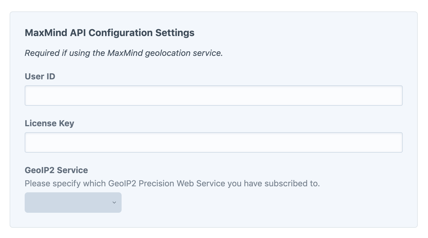 Screenshot of Google API keys settings