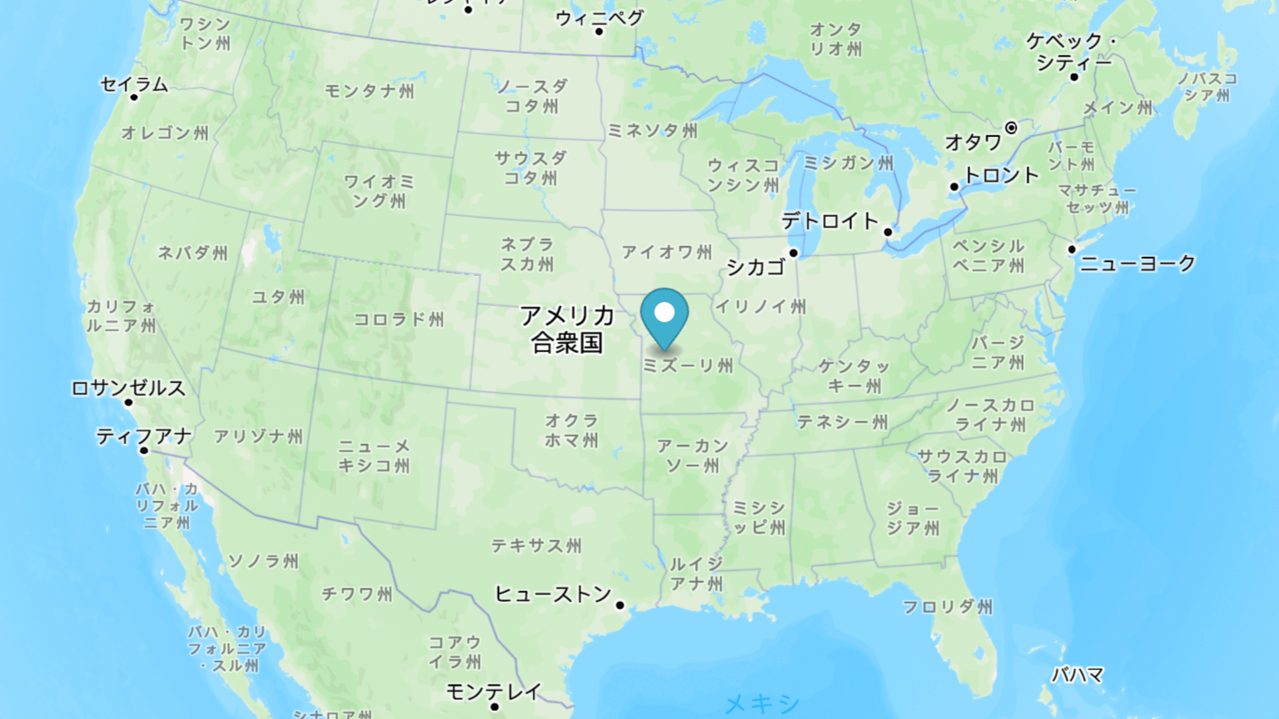 Example of map in Japanese